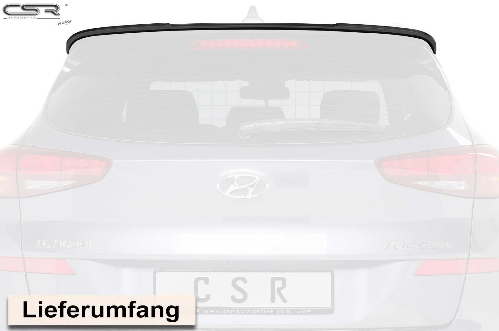 Achterspoiler Hyundai Tucson (TL) Glans Zwart – CSR Automotive – vanaf 07/2018
