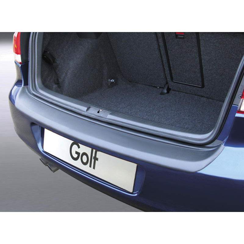 ABS Achterbumper beschermlijst  Volkswagen Golf VI 2008-2012 Zwart