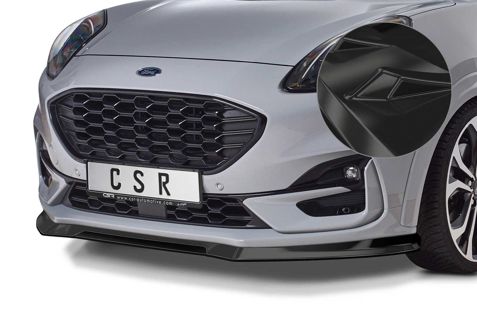 Voorspoiler Ford Puma ST-Line 2019–heden – CSR Automotive – Glans Zwart