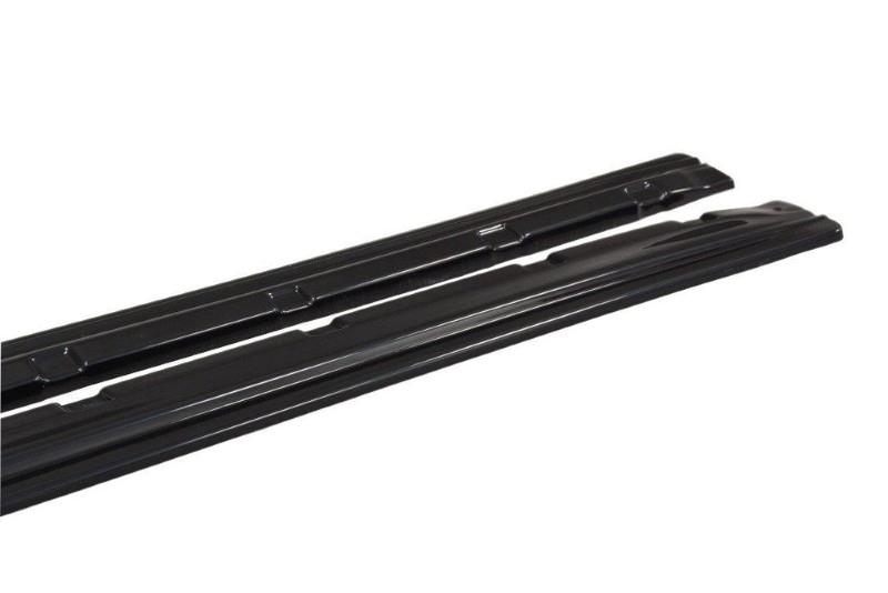 Zijskirts Diffusers Hyundai i30 mk.2 Glanzend Zwart