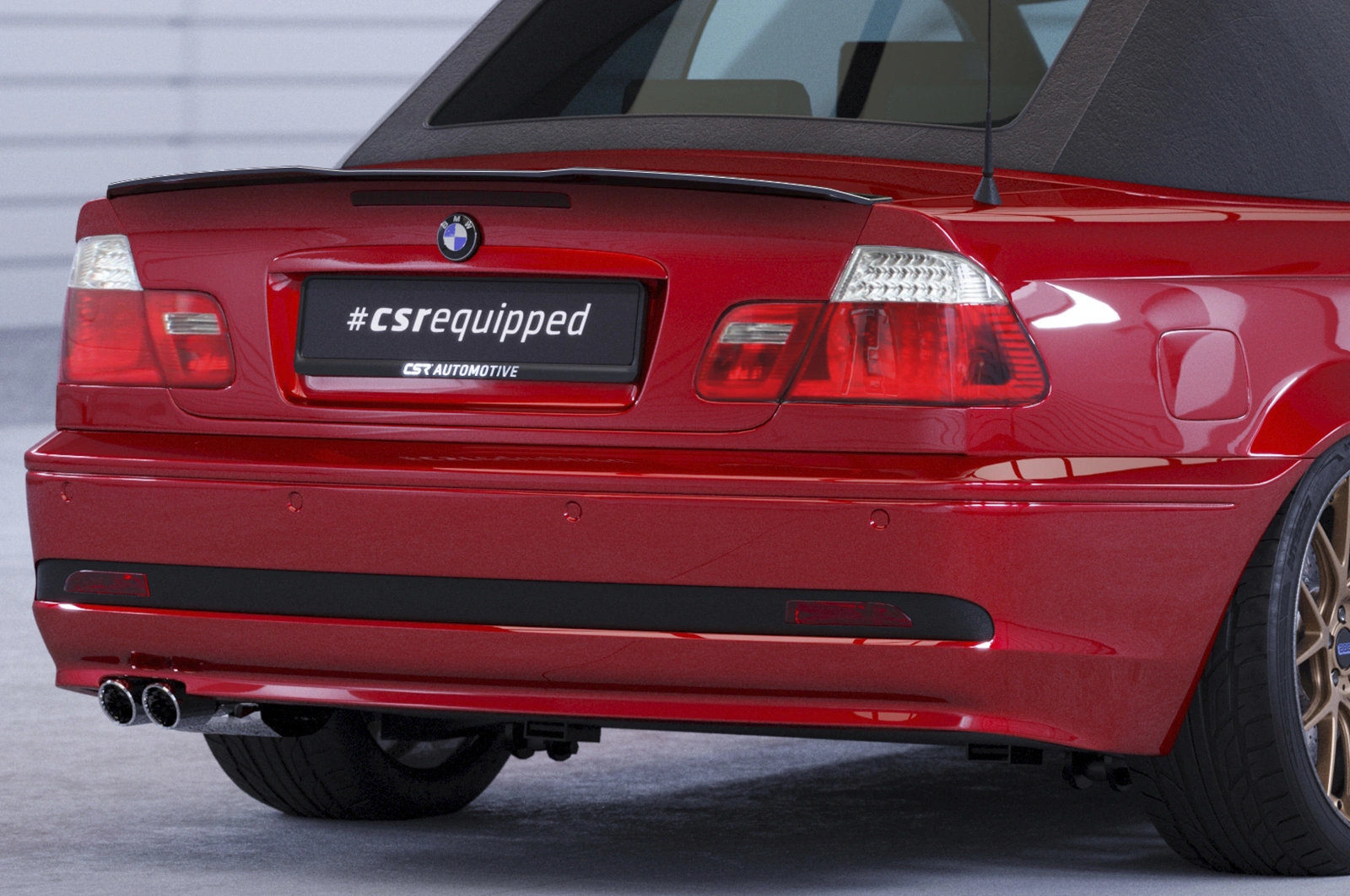 Achterspoiler BMW 3er E46 Coupé / Cabrio 1998–2007 – CSR Automotive – Glans Zwart