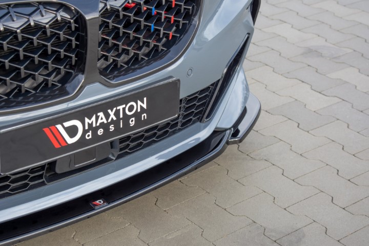 Voorspoiler BMW 1 Serie F40 M-Pack/ M135i Glans Zwart V3