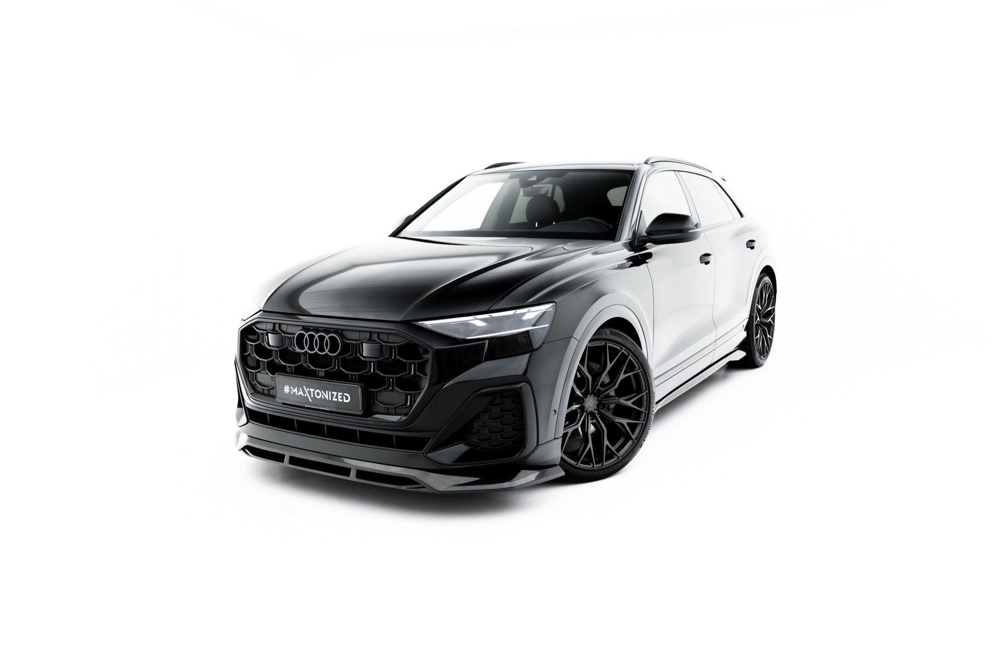 Prepreg Carbon Fiber Voorspoiler Audi SQ8 / Q8 S-Line Mk1 – Maxton Design