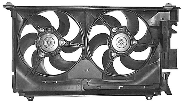 Radiator FAN COMPLEET Peugeot 306 97-01 ALLEEN BENZINE MOD.