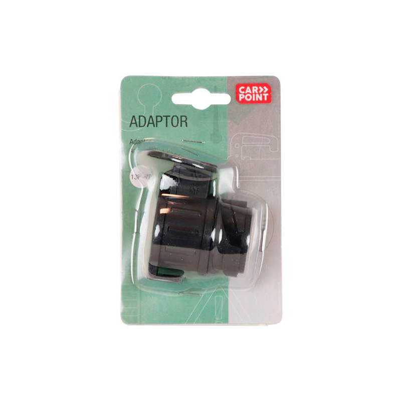 Carpoint Verloopstekker/Adapter 13>7 Polig Kort