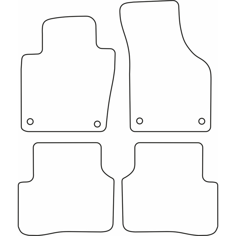 Automatten VW Passat 3C 07-
