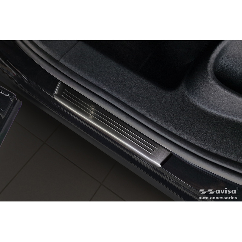 Zwart RVS Instaplijsten  Volkswagen Tiguan III (CT1) 2024- - 'Lines' - 4-delig