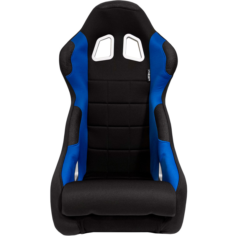 Sportstoel 'K5' - Zwart/Blauw - Vaste rugleuning - incl. sledes