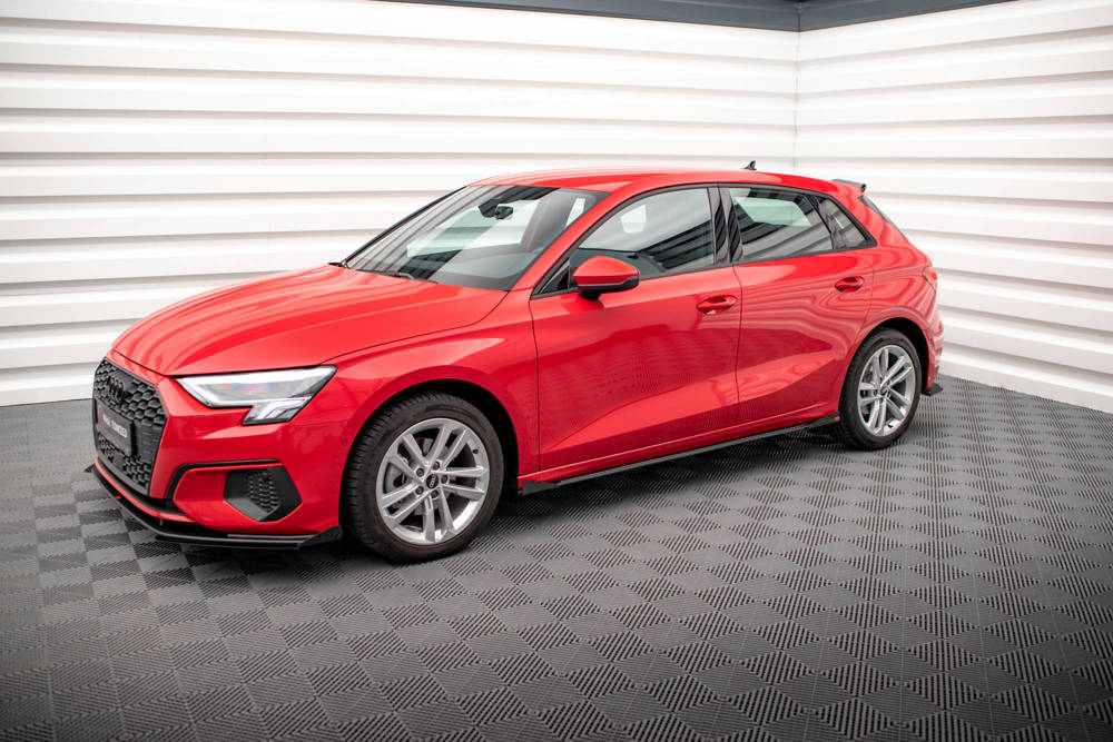 Zijskirts met Canards Street Pro Audi A3 8Y Maxton