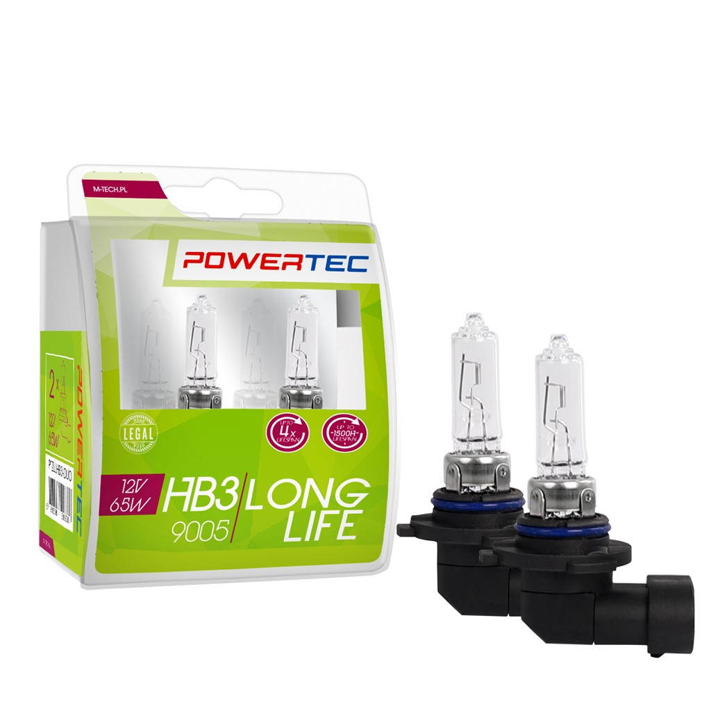 Mtech Powertec SuperWhite HB3 lampen 12V DUO