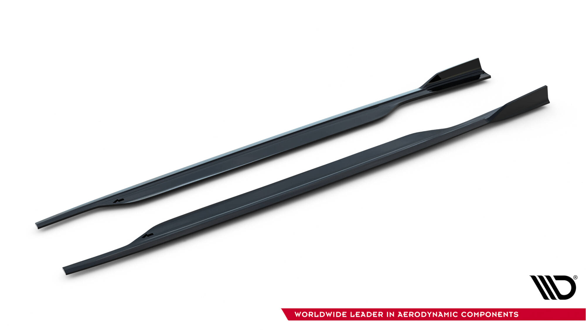 Zijskirts V.2 Audi A6 / A6 C7 S-line/ S6 C7 Facelift Maxton Glanzend zwart