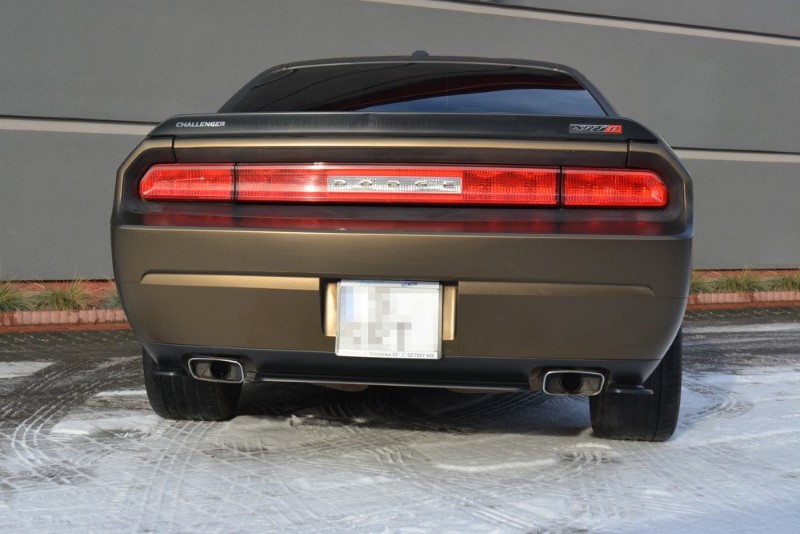 Achterzij Spoilers Dodge Challenger MK3. Phase-I SRT8 Glanzend Zwart