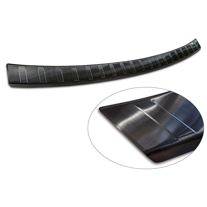 Zwart RVS Achterbumperprotector  Renault Rafale 2023- 'Ribs'