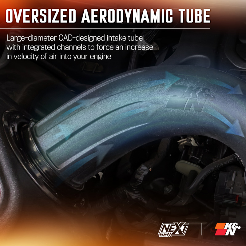 K&N NextGen Cold Air intake  RAM 1500 5.7L V8 2019-2024 (50-1578)