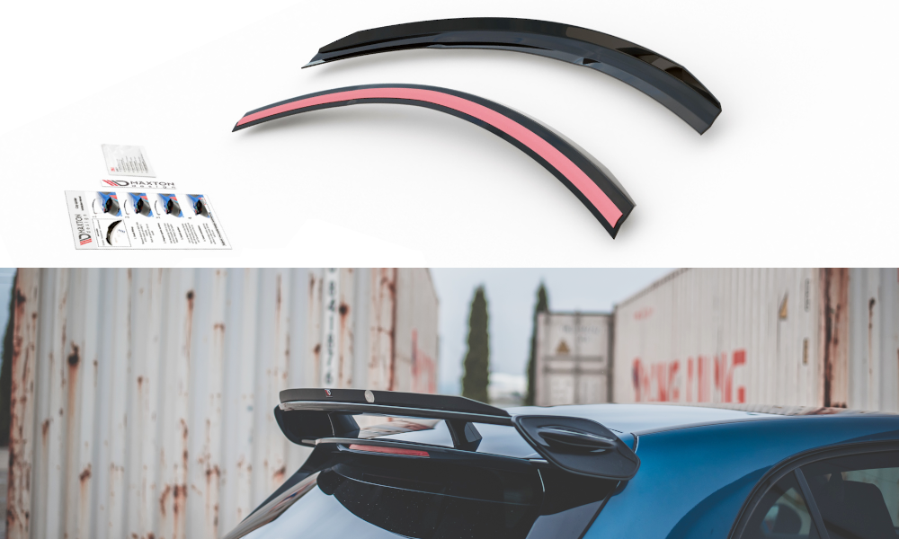 Achterspoiler Lip Mercedes A Klasse W177 A35 AMG Glans Zwart Maxton