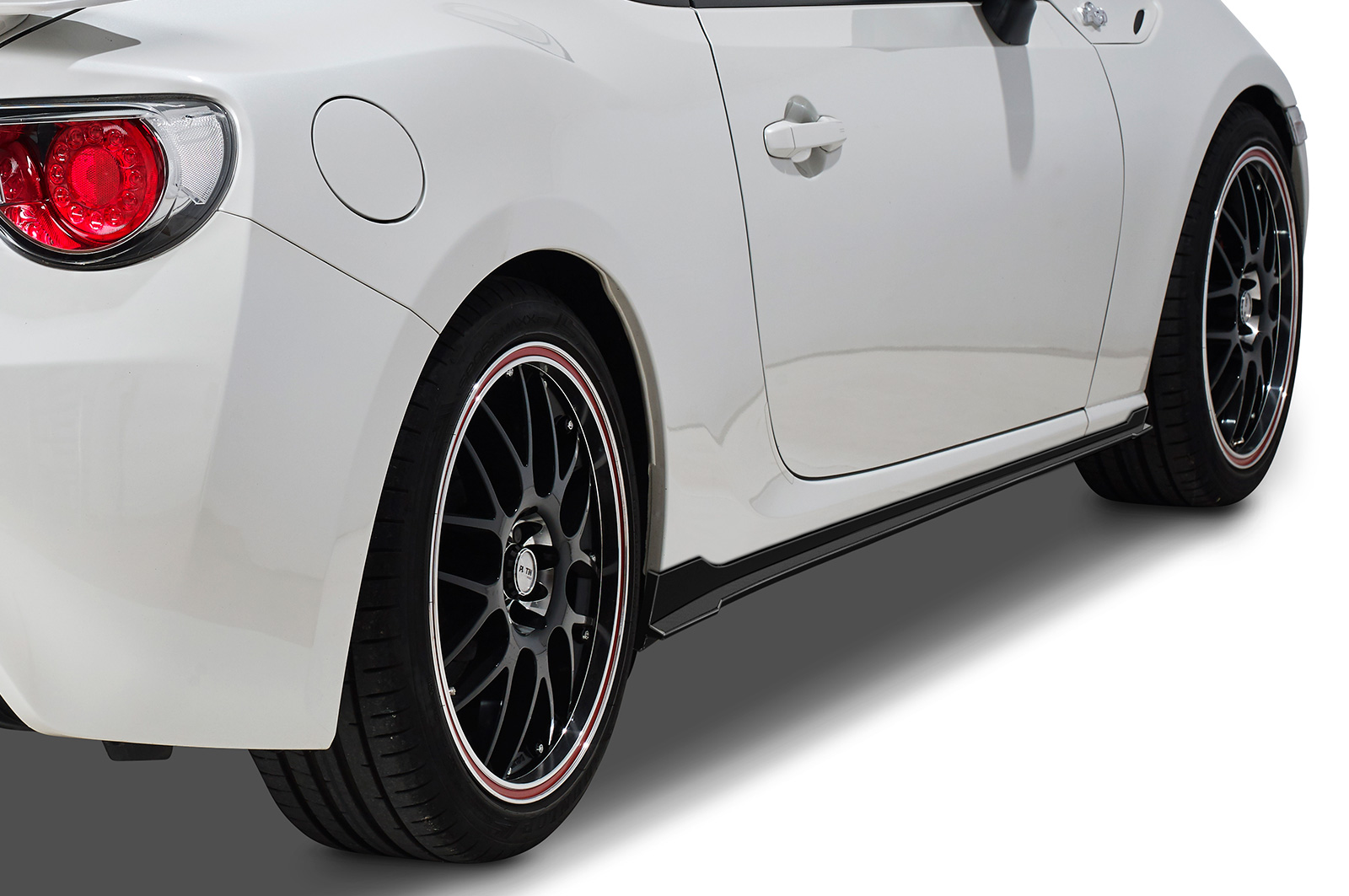 Zijskirts Toyota GT86 (ZN6) CSR glans Zwart