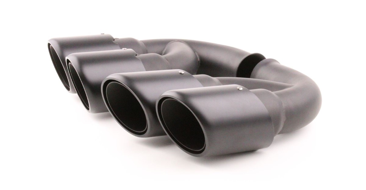 Exhaust tips Porsche Cayenne 958 92A Facelift GTS Look 14-17