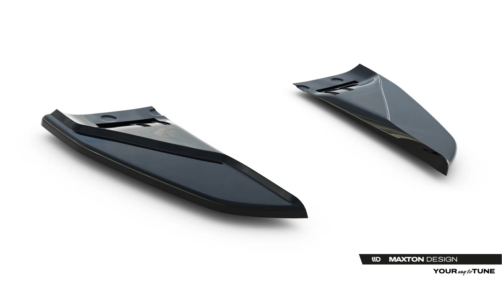 Zij Diffuser V.1 Tesla Model S Mk1 Maxton Glans Zwart