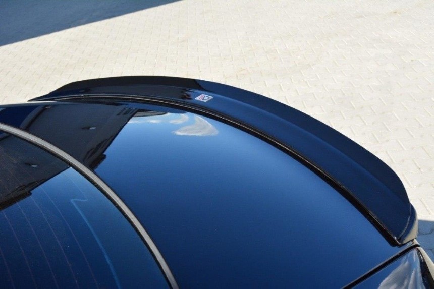 Spoiler cap Mercedes CLS W218 AMG-Line Maxton Design glans zwart