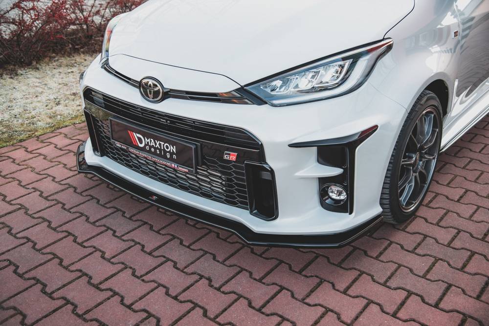 Voorspoiler Toyota GR Yaris MK4 Maxton Glans Zwart