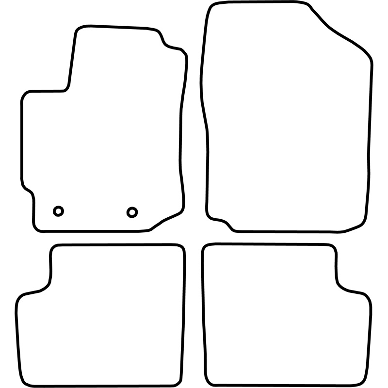 Automatten Subaru Justy 08-