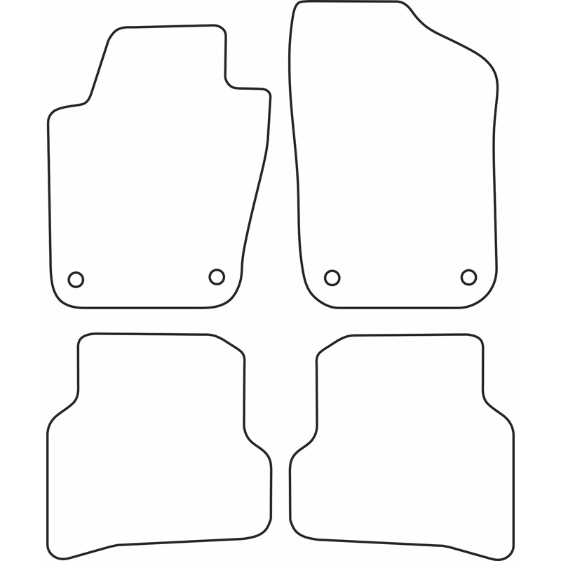 Automatten  Skoda Fabia III 2014-2021