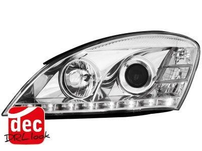 Faros Kia Ceed 06-09 Los ojos del Diablo Dayline cromo