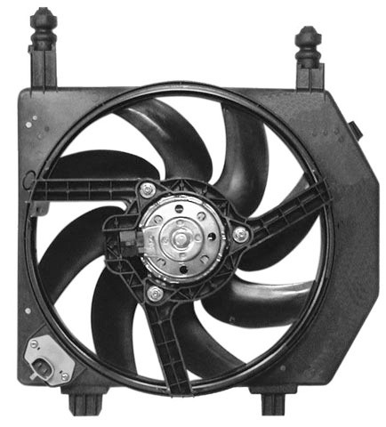Radiator FAN COMPLEET FIESTA 96-02 +AC 1.0-1.6M+AC