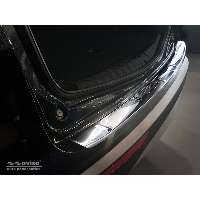 RVS Achterbumperprotector  Alfa Romeo Stelvio 2017- & FL 2020- 'Ribs'