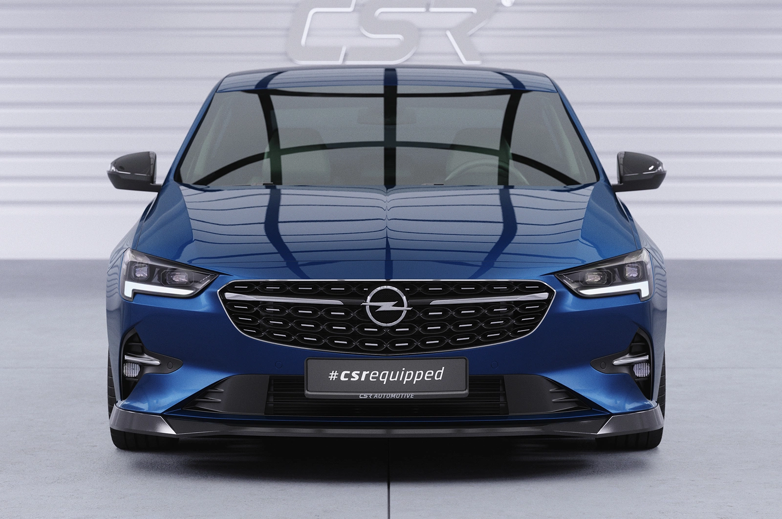 Voorspoiler Opel Insignia B CSR glans zwart (Facelift 2020–2022)