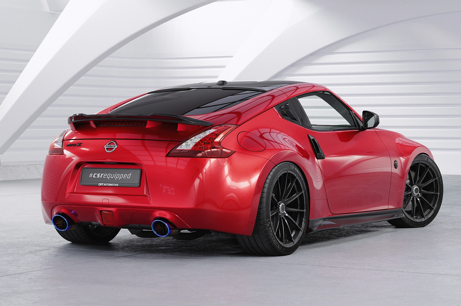 Achterspoiler Nissan 370Z (Z34) Glans Zwart – 2008–2020