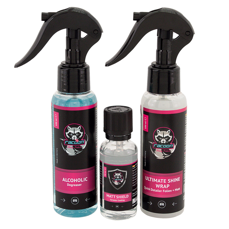 Racoon MATT SHIELD Keramische verzegeling voor matte lakken - Full Kit