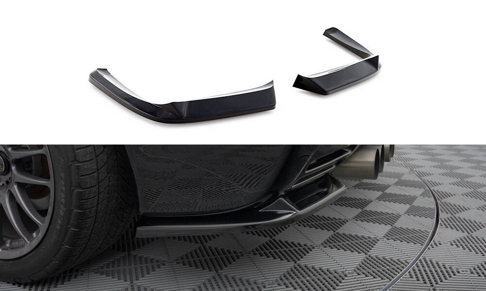 Zijdiffusers Chevrolet Corvette C5 Maxton Glans Zwart
