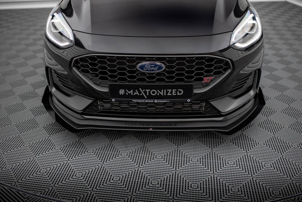 Voorspoiler met Canards Ford Fiesta ST / ST Line Mk8 FL Maxton Street Pro