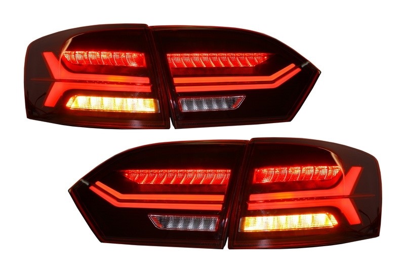 Taillights VW Jetta IV 10-17 LED DRL black