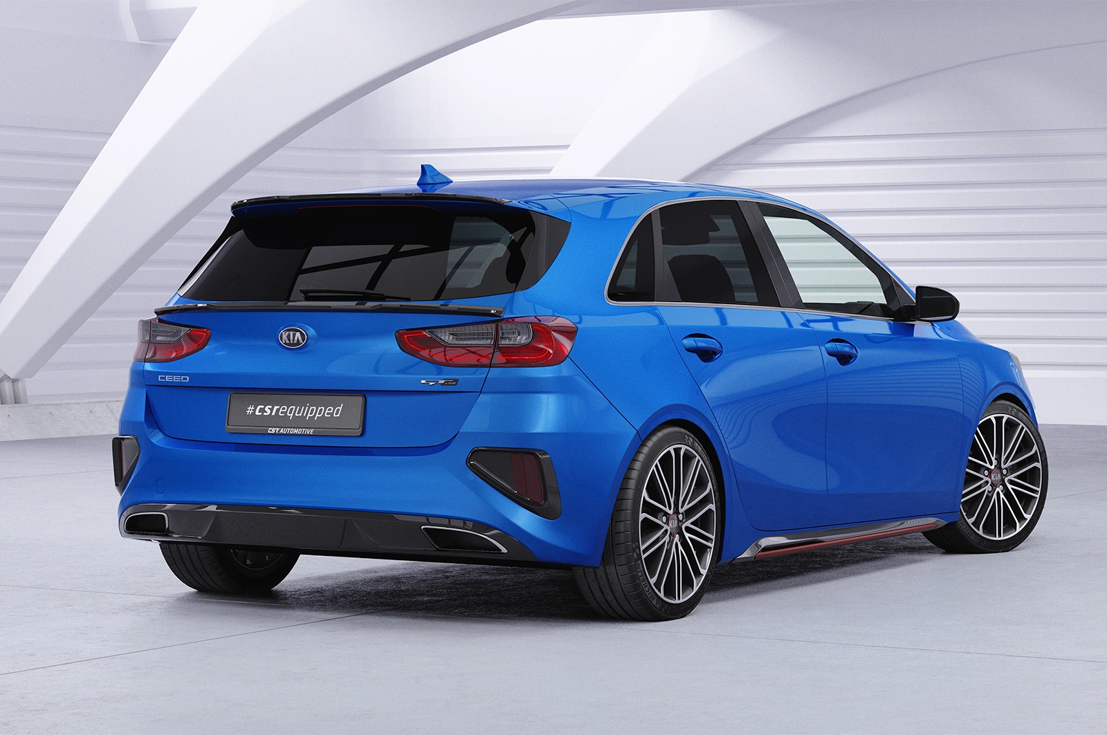 Achterspoiler Kia Ceed (CD) Glans Zwart – CSR Design