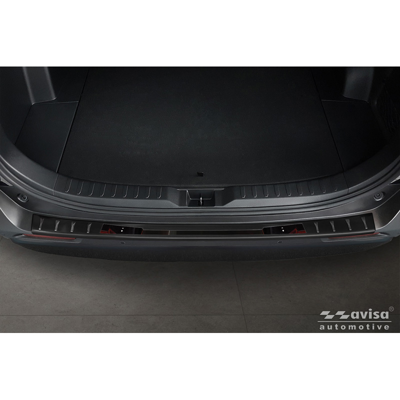 Avisa Zwart RVS Achterbumperprotector  Toyota RAV4 V (XA50) 2018- incl. Plug-in-Hybrid 'Shadow Premium'
