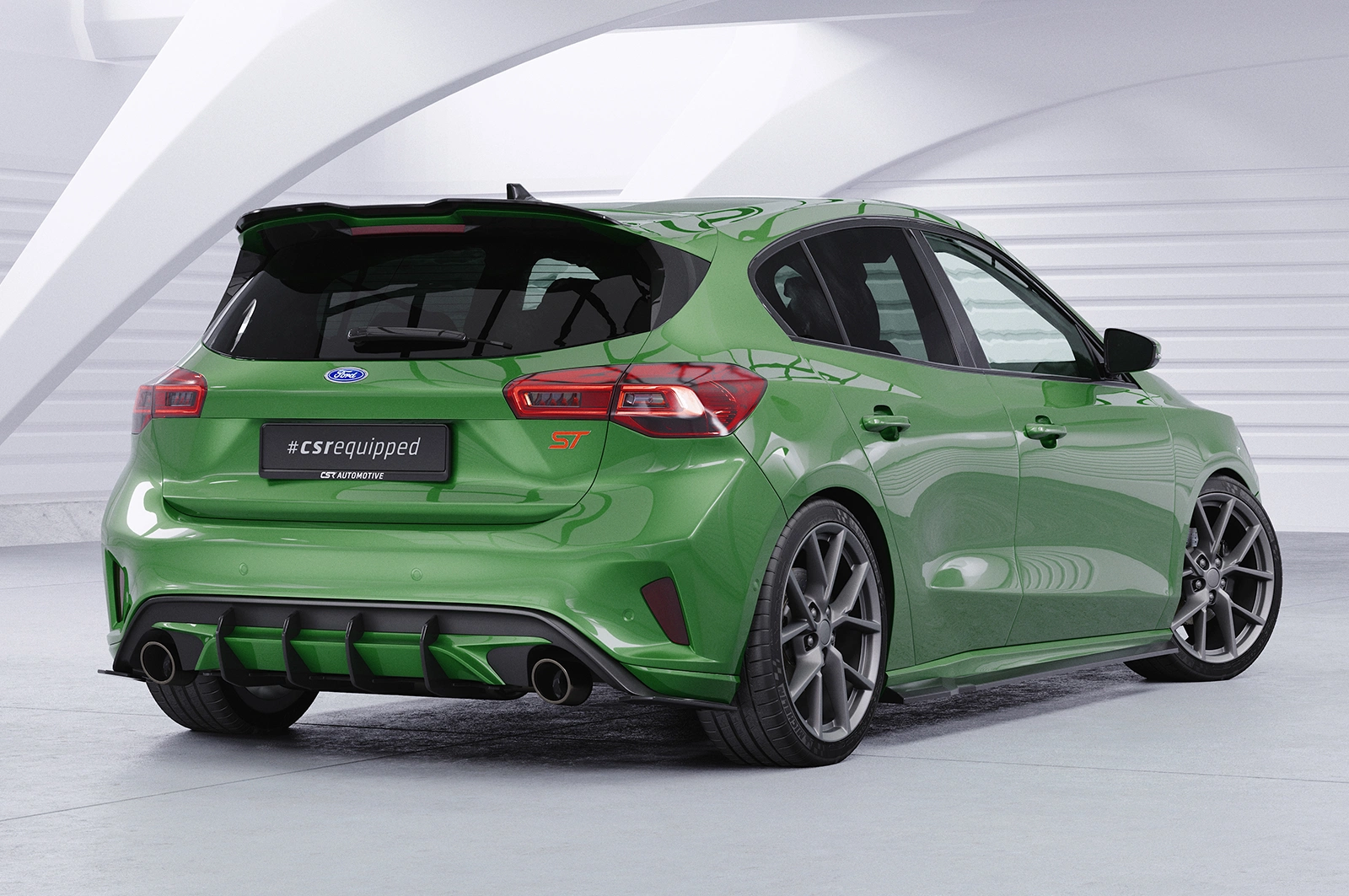 Achterspoiler Ford Focus MK4 ST (06/2019–) Glans Zwart – CSR Automotive