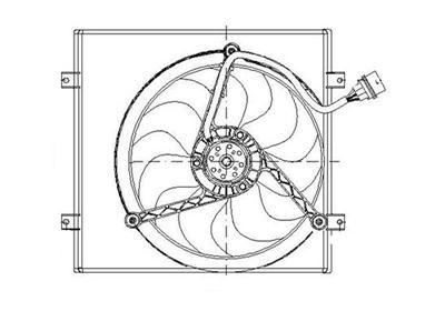 ventilator, 1.4/1.6 Skoda Fabia, 2007-2010