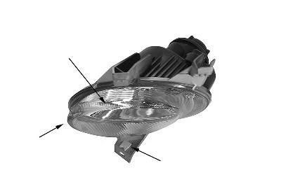 mistlamp, links, 05/2003-(Sport) Peugeot 206, 1998-2009