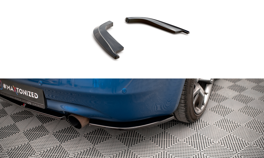 Zijdiffusers Infiniti G37 Coupe Maxton Glans Zwart