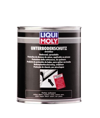 LIQUI MOLY BODEMPLAATBESCHERMING STRIJKBAAR ZWART 2 KG