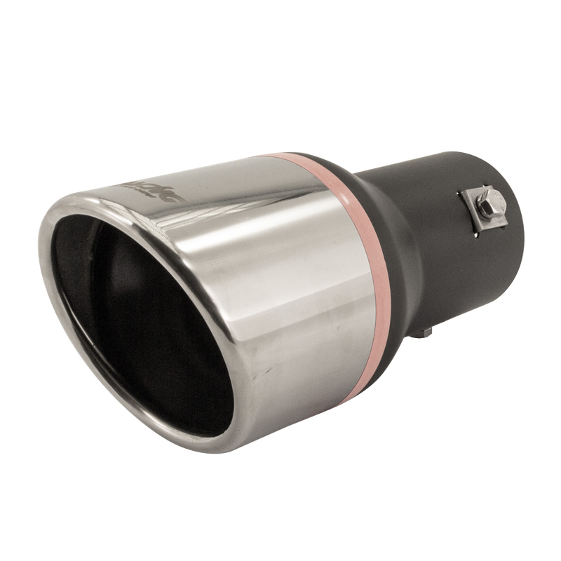 Simoni Racing Uitlaatsierstuk Rond/Schuin RVS - Ø90xL175mm - Montage ->57mm