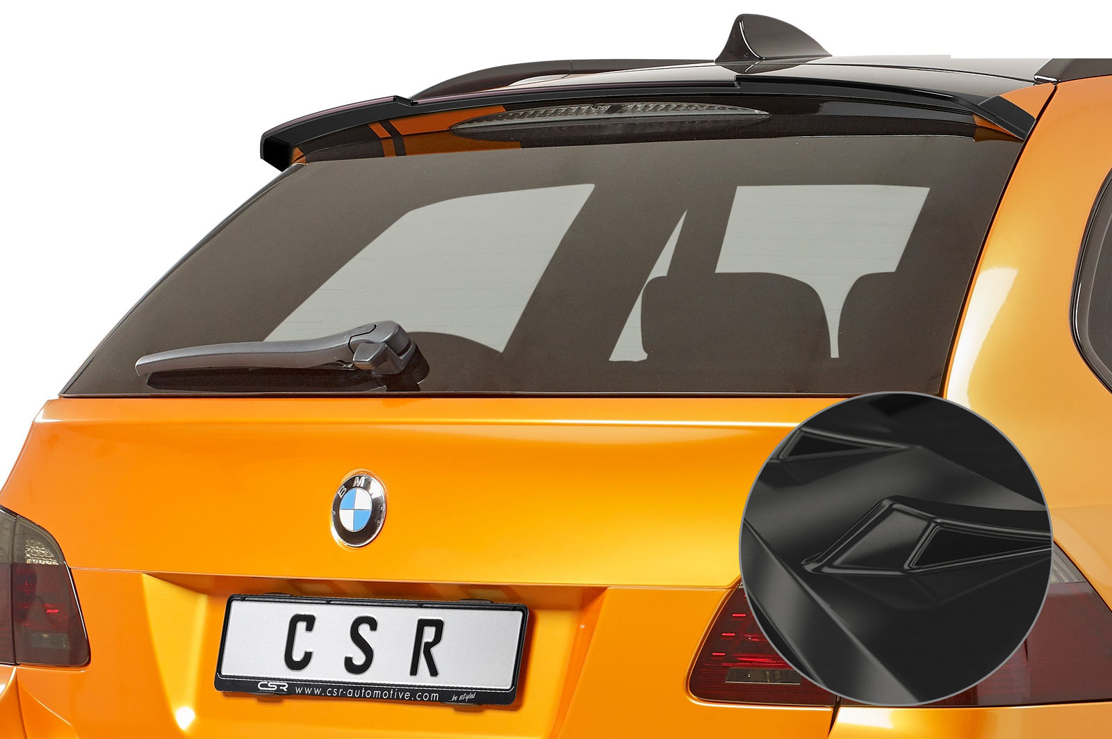 Achterspoiler BMW 5er E61 Touring Glans Zwart – CSR Automotive – 07/2003–05/2010