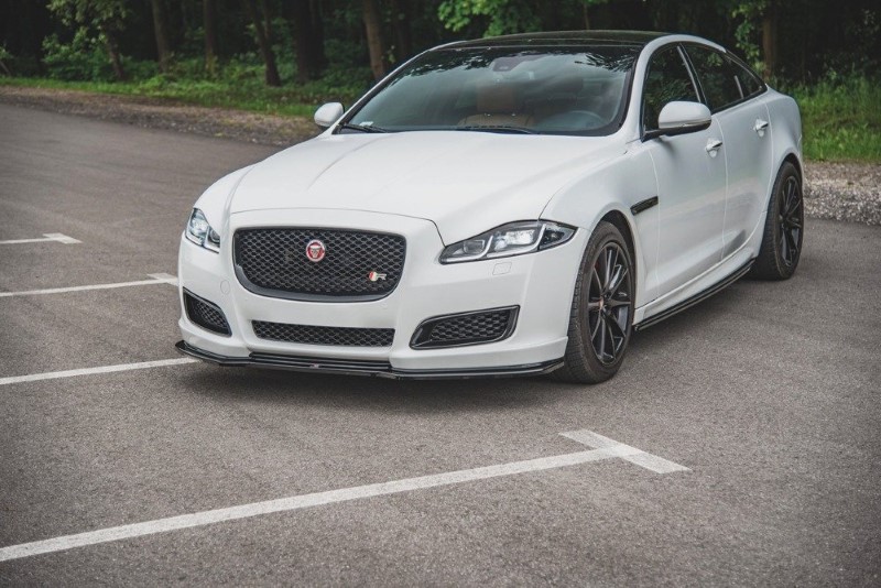Voorspoiler Jaguar XJ X351 Facelift Glanzend Zwart