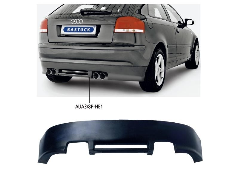 Achteraanzet Audi A3 8P Bastuck