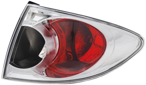 Achterlicht R.BUITEN MAZDA 6 02-05 BUITEN/Chroom