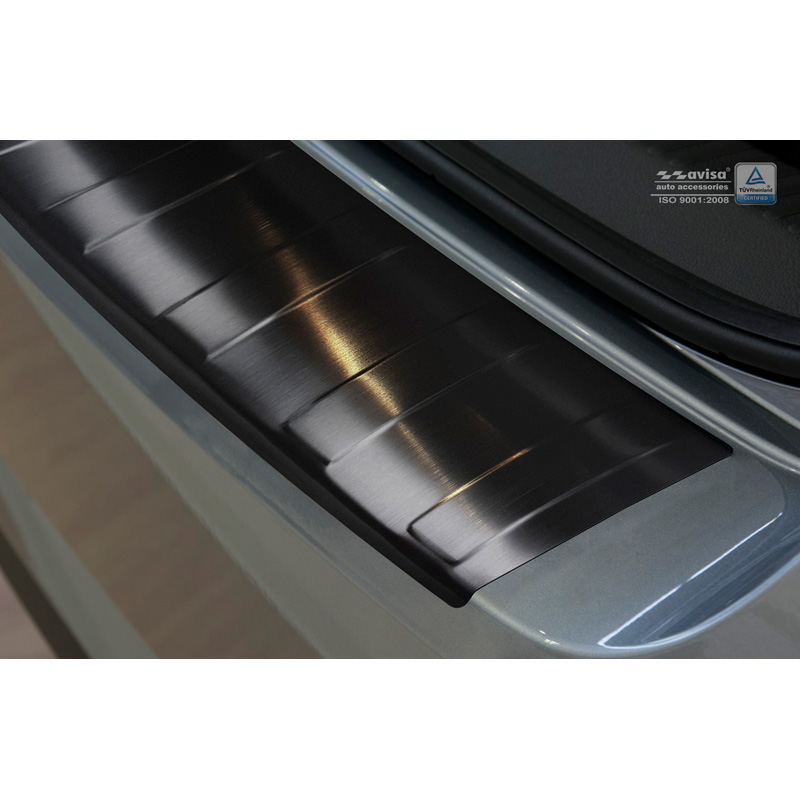 Zwart RVS Achterbumperprotector Skoda Superb 3V Liftback 2015- '
