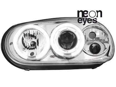 Faros VW Golf IV Angel Eyes Ice CCFL