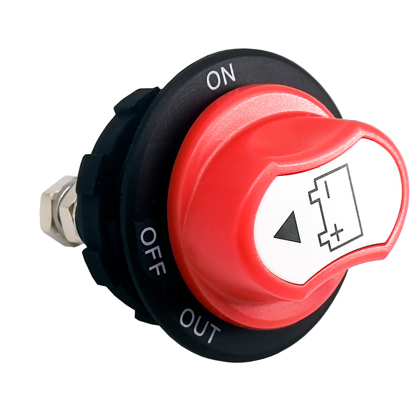 Simoni Racing Hoofdstroomschakelaar - Rood - 12-32V/100Amp